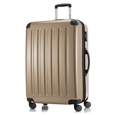 Image de HAUPTSTADTKOFFER Alex Bagage Rigide extensible, Valise Grande Taille, Trolley avec 4 Roues multidirectionnelles, TSA, 75 cm, 119 litres, Champagne