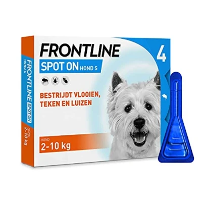 Image de Frontline Spot On Chien S (2 10 kg) 3 pipettes + 1 gratuite