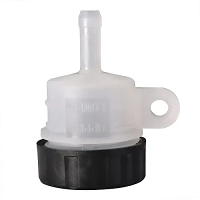 Image de GOOFIT Plastic Universal Rear Brake Fluid Reservoir Oil Cup Fit Remplacement pour YZF R6 1999 2009 by
