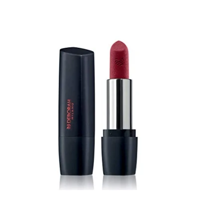 Image de Deborah Milano Rouge à lèvres effet mat avec collagène et acide hyaluronique, 7 roses briques, action nutritive émolliente, donne des intenses volumisées longue tenue, 4,5 g