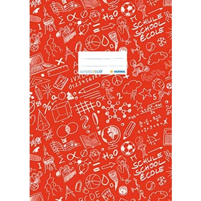 Image de Protège cahier « Schoolydoo » de Herma En plastique Format A4 À motifs 1 pièce rot