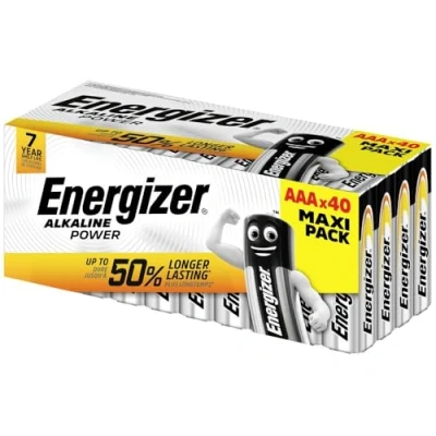 Image de Energizer Pile LR3 (AAA) alcaline(s) Power 1.5 V 40 pc(s) 7638900442403