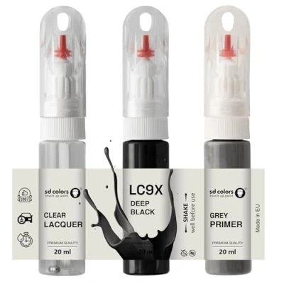 Image de SD COLORS LC9X C9X 2T Peinture de retouche 20 ML Noir foncé