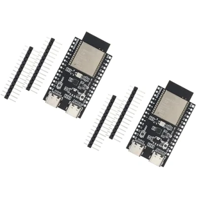 Image de TECNOIOT 2 pièces Carte de développement Double Type c ESP32 C6 N16, 16 mo Flash WiFi + Bluetooth WiFi6