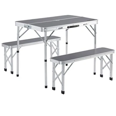 Image de Ensemble Table de Camping bancs Valise Transport Pliante Banc