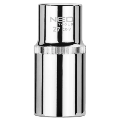 Image de NEO TOOLS 08 049 Clé à douille 1/2 3124 27 mm Acier chrome vanadium SuperLock