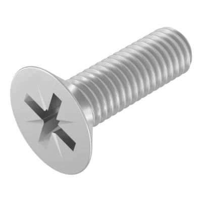 Image de SECCARO Lot de 20 vis à tête fraisée M6 x mm en acier inoxydable V2A VA A2 DIN 965 Phillip/PZ Filetage complet