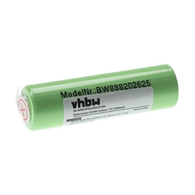 Image de vhbw Batterie Compatible avec Braun EP100, EP50, EP60, EP80, Exact Power Rasoir Tondeuse électrique (2500mAh, 1,2V, NiMH)