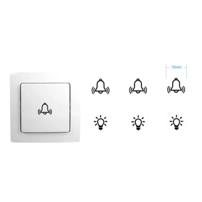 Image de Lot de 3 autocollants pour interrupteur et lumineux (RP14) (10 mm)
