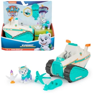 Image de Paw Patrol Pat Patrouille VÉHICULE A Fonction Everest Camion Neige Voiture Figurine À Collectionner Projectile Jouet Enfant 3 Ans et +