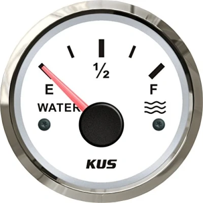 Image de Indicateur de Niveau l&#039;Eau KUS 0 190 ohms avec Rétro éclairage 12 V / 24 52 mm