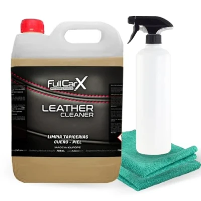 Image de FULLCARX Leather Cleaner 5 Litres Nettoyant Cuir Voiture, Enlève les Taches, Puissant pour Sièges Revêtement Textile, Arôme Frais Neutralise Odeurs, Produit Nettoyage Detailing Professionnel