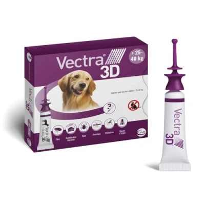 Image de Vectra® 3D Solution Spot on pour Chiens &gt; 2540 kg 3 pipettes