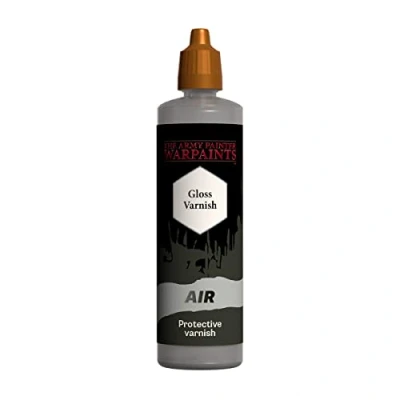 Image de The Army Painter Vernis Brillant pour aérographe, Flacon Compte Gouttes de 100 ML, aérographe et Peinture Figurines Wargaming, Parfait Les Jeux société Table