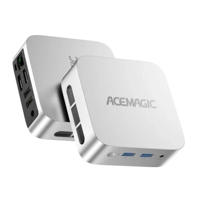 Image de ACEMAGIC Vista V1 Mini PC, 16 Go DDR4 1To M.2 SSD Ordinateur de Bureau WiFi5, Intel Alder Lake N97(jusqu&#039;à 3.6GHz), 15W TDP, PC Double écran 4K pour Ecole/Maison/Bureau