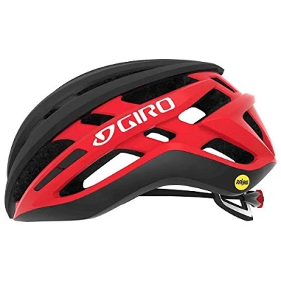 Image de GIRO Agilis Fahrradhelm Mixte, Noir Mat/Rouge, M