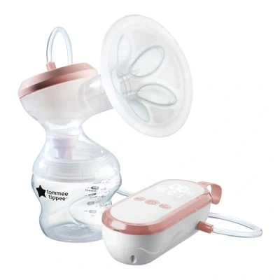 Image de Tommee Tippee Made for Me Tire lait Électrique Simple, Aspiration forte, Sensation Douce, Rechargeable par USB, Silencieux, Transportable, Divers Modes de Tirage, Biberon Inclus