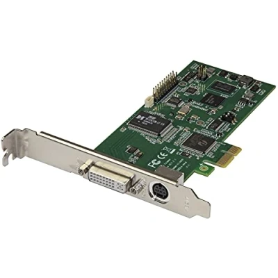 Image de StarTech.com Carte d&#039;acquisition vidéo HD PCIe capture HDMI, DVI, VGA ou composante 1080p 60 FPS (PEXHDCAP60L2)
