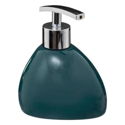 Image de Distributeur à savon FIVE Colorama 250ml Bleu Pétrole Grès et PP