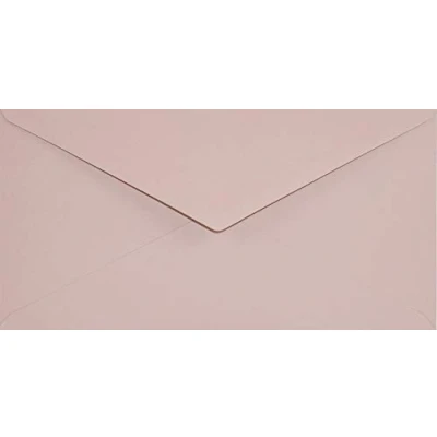 Image de Netuno 100 enveloppes longues vieux Rose DL 110x220mm 120g Keaykolour Old en papier recyclé colorées recyclées pour cartes de vœux invitations mariage anniversaires Noël