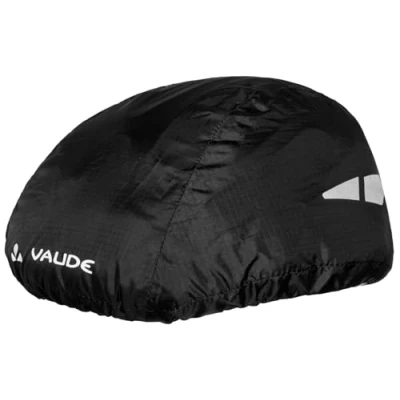Image de VAUDE Helmet Raincover Chapeau de Pluie, Noir uni, Taille Unique Mixte