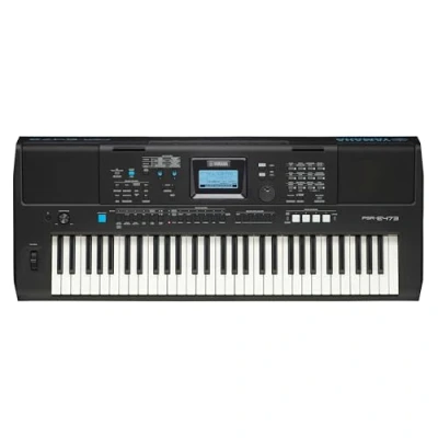 Image de Yamaha PSR E473 Clavier arrangeur portable dynamique et versatile avec 61 touches Noir
