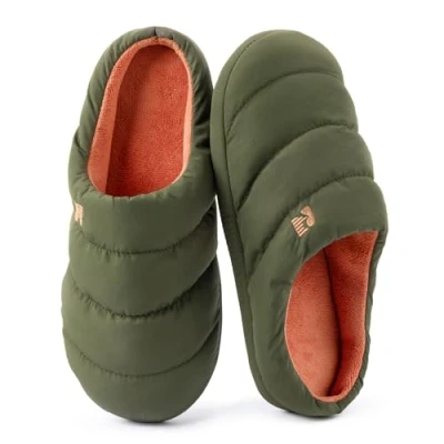 Image de RockDove chausson pour homme avec mousse à mémoire de forme, modèle Campground, 40/41 EU, Vert Chasseur