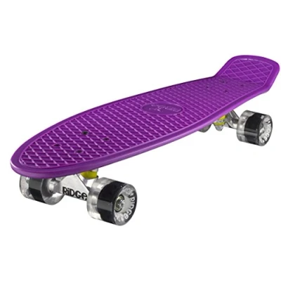 Image de Ridge Retro 27 Skateboard complet Pourpre/Transparent 27&#039;&#039; x 7,5&#039;&#039; 69 cm
