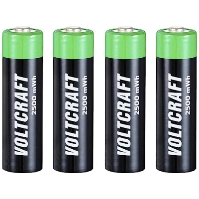Image de VOLTCRAFT HR6 Pile Rechargeable LR6 (AA) NiZn 2500 MWh/1500 mAh,1.6 V,4 pc(s)