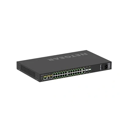 Image de NETGEAR GSM4230P 100EUS commutateur réseau Géré L2/L3 Gigabit Ethernet (10/100/1000) Connexion Ethernet, supportant l&#039;alimentation via ce port (PoE) 1U Noir Neuf