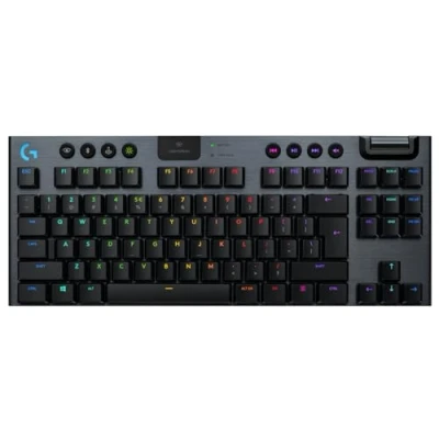 Image de Logitech G G915 TKL Clavier RF sans Fil + Bluetooth QWERTY Espagnole Noir