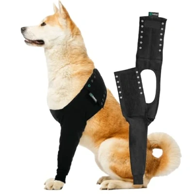 Image de Suitical Recovery Sleeve Chien, XL, Noir