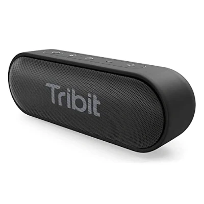 Image de Enceinte Bluetooth, Tribit XSound Go 16W Haut Parleur Portable sans Fil avec Basse Intense, Autonomie de 24 Heures, IPX7 Etanche, Portée Bluetooth 20 Mètres Micro Intégré The Telegraph&#039;s Choice