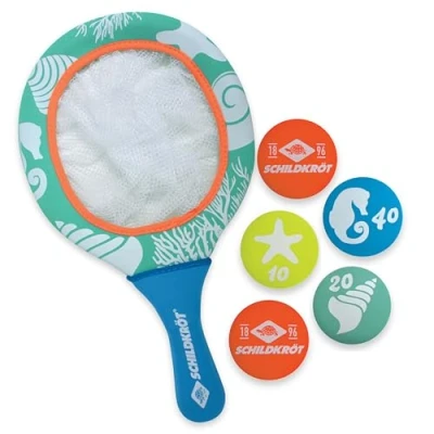 Image de Schildkröt Neoprene Jeu Diving Catch, Comprend 1 Filet et 5 Différentes Couleurs Poids, Favorise la Vitesse de Réaction sous l&#039;eau, Plaisir Plonger pour Les Enfants, 970298
