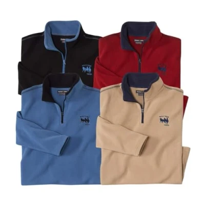 Image de ATLAS FOR MEN Lot de 4 Pulls Micropolaire X TREM by M