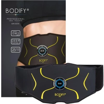 Image de Bodify® EMS Stimulateur abdominaux Max Stimulation ciblée des Muscles ! Renforcement Musculaire Ceinture Abdominale Appareil de L&#039;ORIGINAL