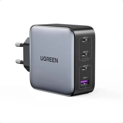 Image de Ugreen Nexode 100W 4 Port USB C/A Wall Charger 40747