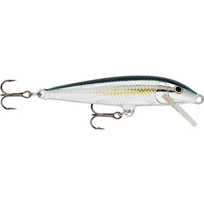 Image de Rapala, Leurre de Pêche Classiques, Floater, Taille : 5 cm/3 g, Eau Douce Flottant, Profondeur Nage 0,6 1,2 m, Matériel avec Construction Balsa, Bleak ALB