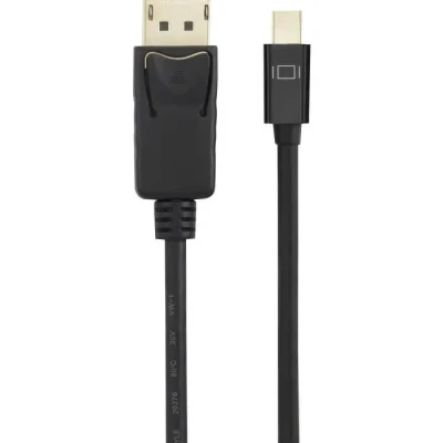 Image de Câble adaptateur Renkforce Mini Display DisplayPort Fiche mâle DisplayPort, 2.00 m noir R