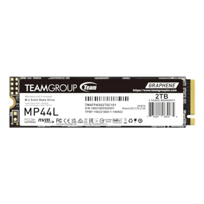 Image de TEAMGROUP MP44L 2 To SLC Cache NVMe 1.4 PCIe Gen 4x4 M.2 2280 SSD pour ordinateur portable et de bureau Vitesse R/W jusqu&#039;à 4 800/4 400 Mo/s) TM8FPK002T0C101