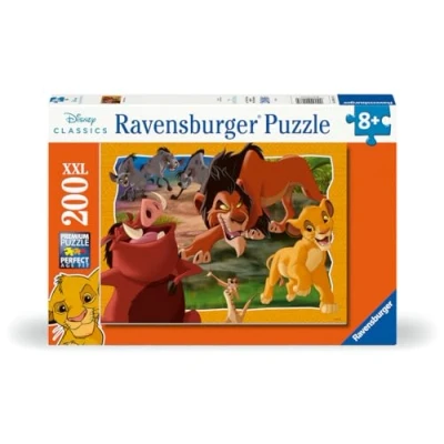Image de Ravensburger Puzzle Enfant 200 pièces XXL Hakuna Matata / Disney Le Roi Lion À partir de 8 ans qualité supérieure Carton épais et résistant Aventure 12001177