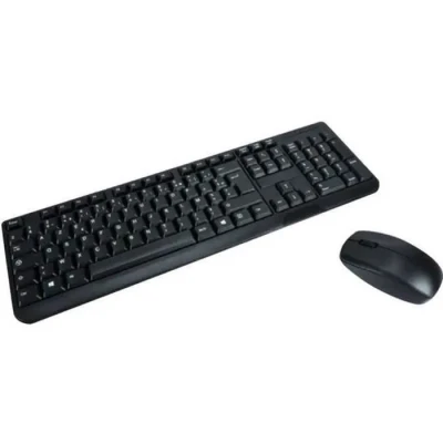 Image de MCL ACK 2012W/N clavier Souris incluse RF sans fil AZERTY Français Noir Neuf