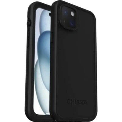 Image de OtterBox Fre Coque pour iPhone 15 plus MagSafe, étanche (IP68), protection fine avec protecteur d&#039;écran intégré,fabriqué de manière durable, supporte 5x chutes que la norme militaire,Noir