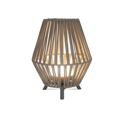 Image de CONTA 30 Lampe à poser d&#039;extérieur H32.5cm taupe New Garden l 25,5cm / H 32,5cm Gris