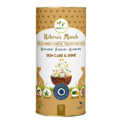 Image de 75 g Pawfect Friandises fonctionnelle lyophilisée pour chiens Peau et pelage