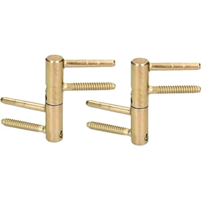 Image de Lot de 2 Charnières à percer KOTARBAU Charnière universelle porte d&#039;entrée grande capacité charge, en laiton robuste, 16 mm
