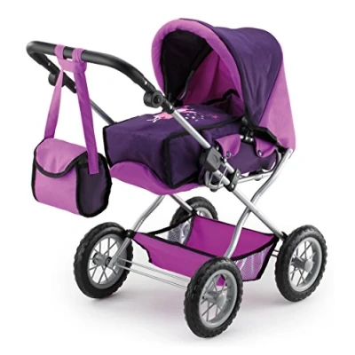 Image de Bayer Design Landau pour Poupée, Combi Poussette, réglable, Pliable, 15012AA, Pourpre avec fée.