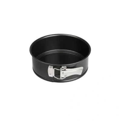 Image de Zenker 7683 mini moule à manqué, rond, manqué charnière, gâteau, Acier inoxydable, Noir, 18,5 x 6,5 cm