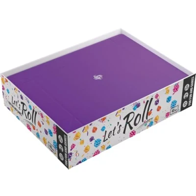 Image de GGS60053 Magnetic Dice Tray Rectangular Black&amp;Purple