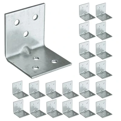 Image de OMIDEAS 20 x Equerre d&#039;assemblage (30 30 1.5) de Fixation Angle Droit Support en forme L, Équerre 90 Degrés Acier, Coin
